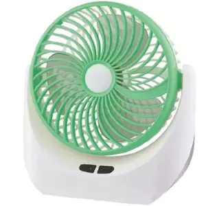 Rechargeable fan with led light