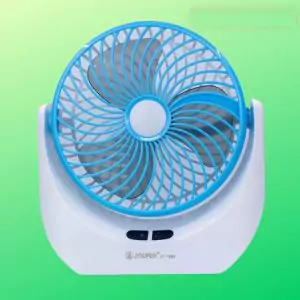 Rechargeable fan with led light
