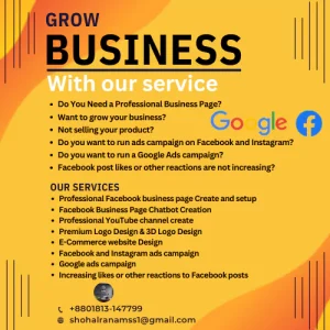 Grow your business with our service