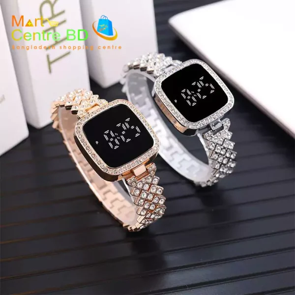 Elegant Luxury Diamond Touch Ladies Watch