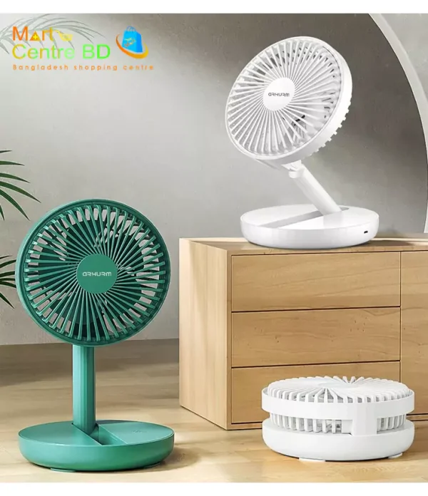 Product name: 5-inches Folding fan HCZ21 Product model :HCZ21 series (HCZ21A, HCZ21C, HCZ21S) Product Size: 162×74mm (stretch height 285m) Battery Specification: 2000mAh Charging Time: 2-2.5 hours Use time: 1.5-4 hours Product net weight: 370g