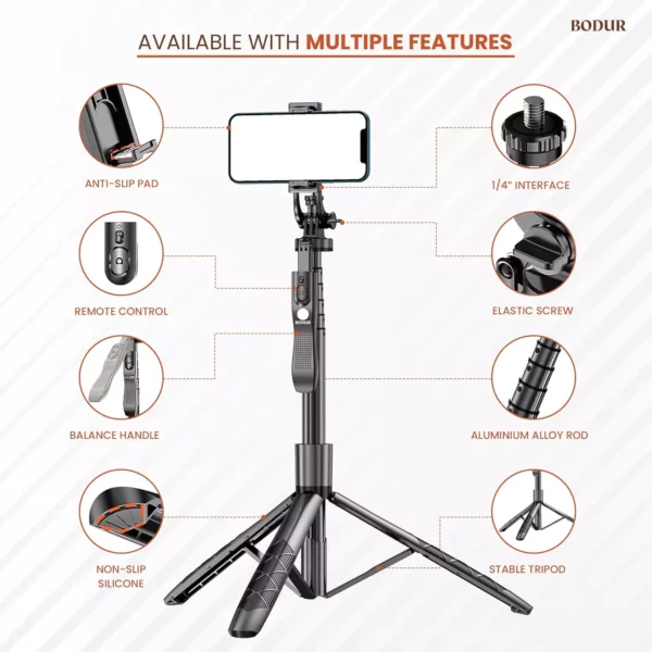 Handheld Stabilizing K28 SELFIE STICK TRIPOD