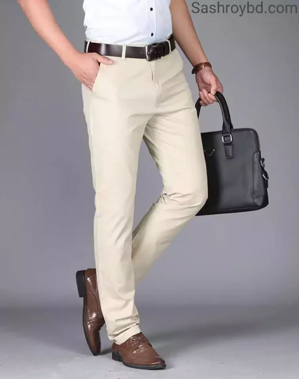 Cotton Stretched Gabardine Pant