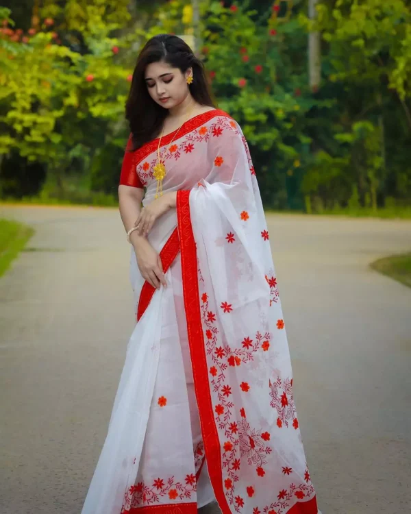 Premium Half Silk Sharee - Image 3