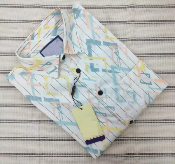 Luxury Full Sleeve Print Shirt - Image 9