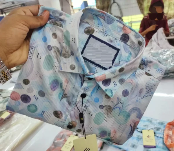 Luxury Full Sleeve Print Shirt - Image 3