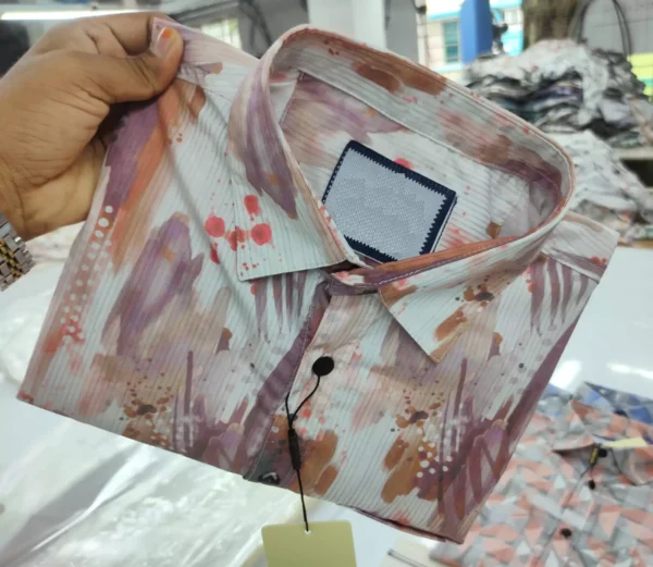 Luxury Full Sleeve Print Shirt - Image 2