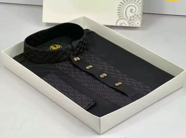 Exclusive tenchil cotton panjabi - Image 4