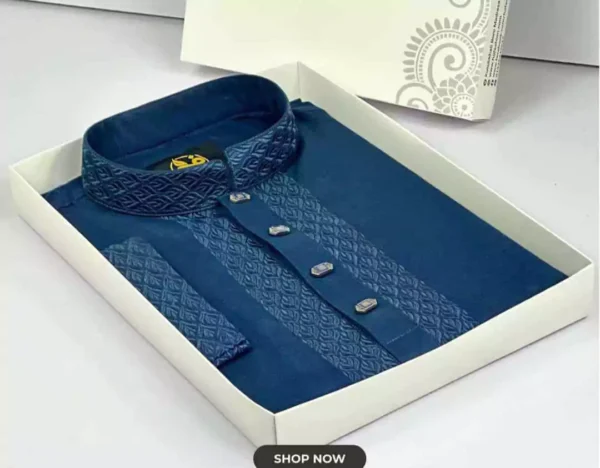 Exclusive tenchil cotton panjabi - Image 2