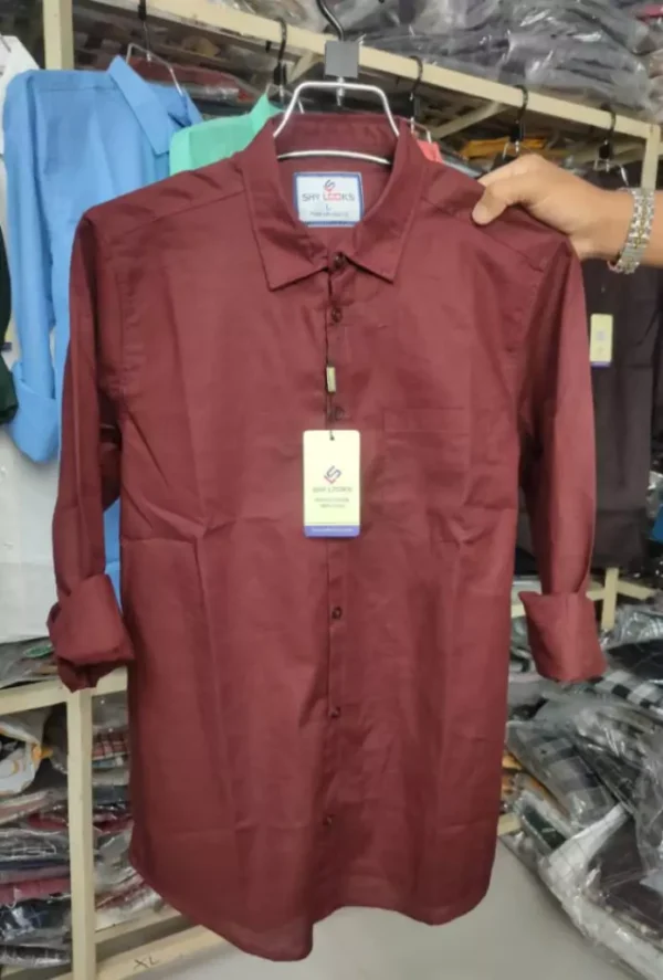 Full Sleeve Solid Shirt