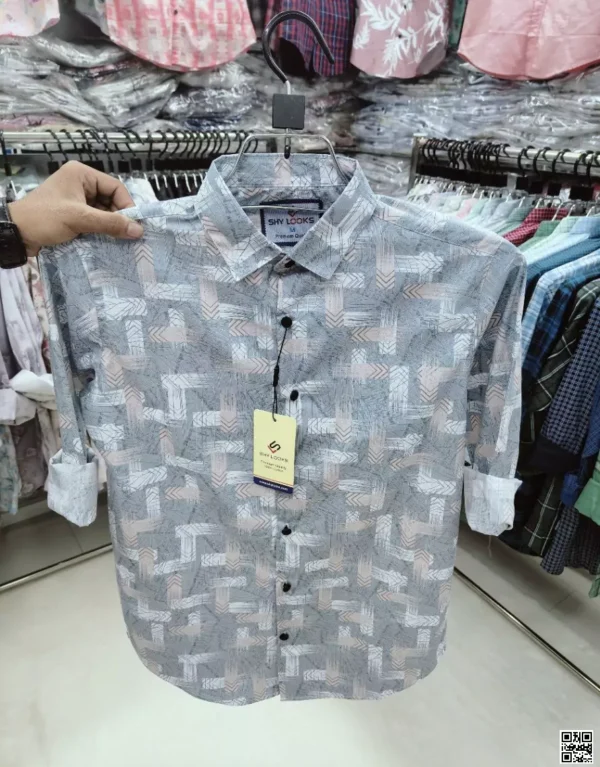 Pure Cotton full Sleeve Shirt